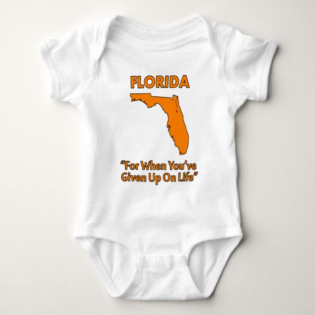Florida - För när du gett upp på livet Tee (Framsida)