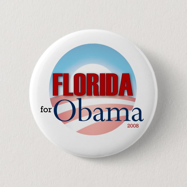 Florida för Obama Knapp (Framsida)