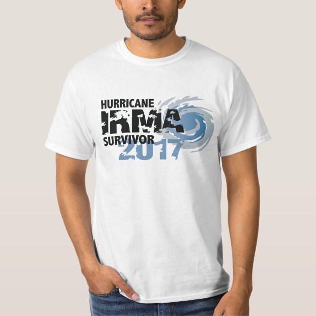 Florida för orkanIrma överlevande skjorta 2017 T Shirt (Framsida)
