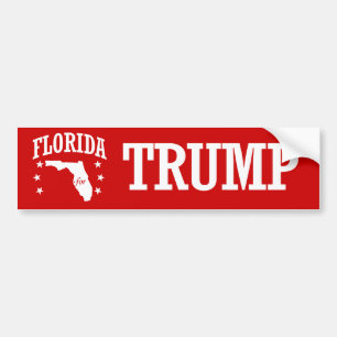 FLORIDA FÖR TRUMF BILDEKAL