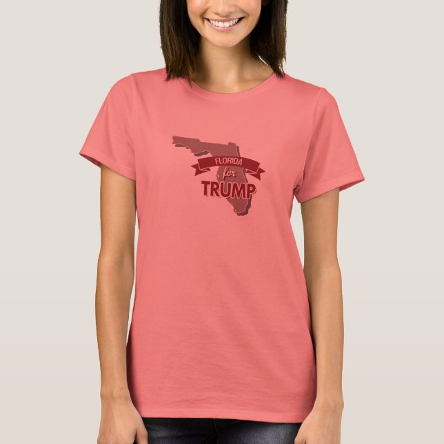 Florida for Trump T Shirt (Framsida)