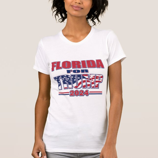 Florida for Trump T Shirt (Framsida)