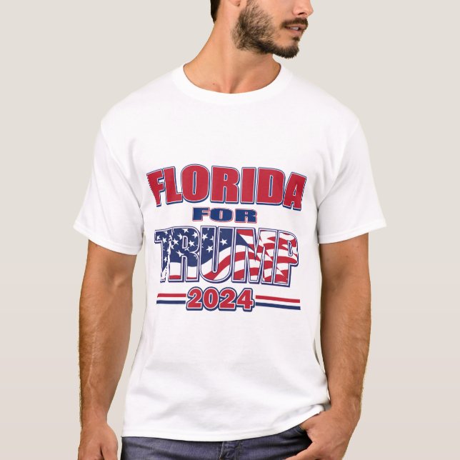Florida for Trump T Shirt (Framsida)