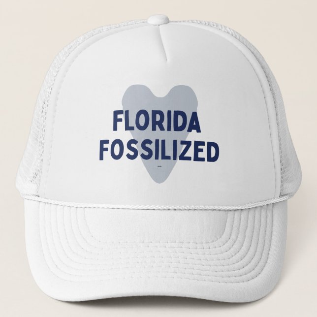 Florida Fossiliserad Meg Tand Hatt Keps (Framsida)