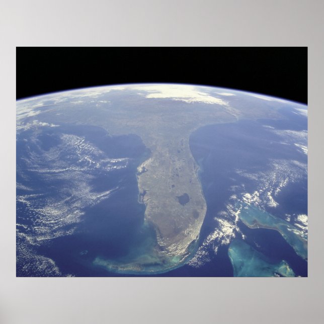 Florida från Space Kanvastryck Poster (Framsidan)