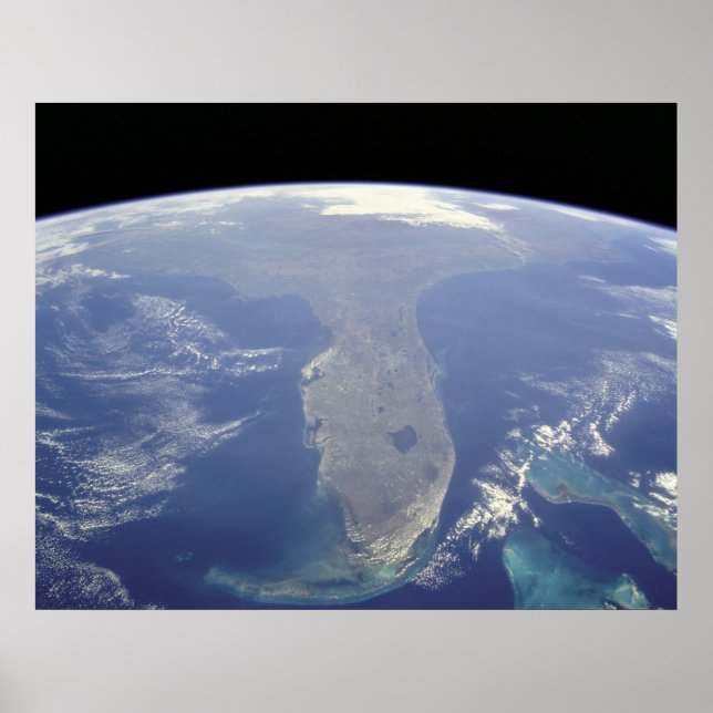 Florida från Space Poster (Framsidan)