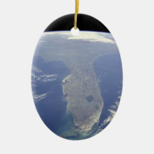 Florida från utrymmeprydnad julgransprydnad keramik