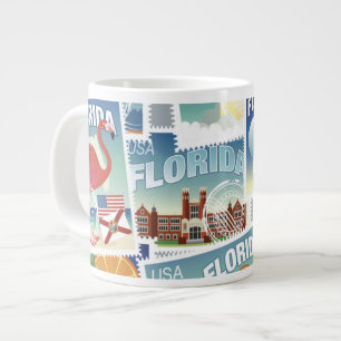 Florida Frimärke Jumbo Mugg