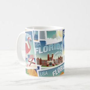 Florida frimärken kaffemugg