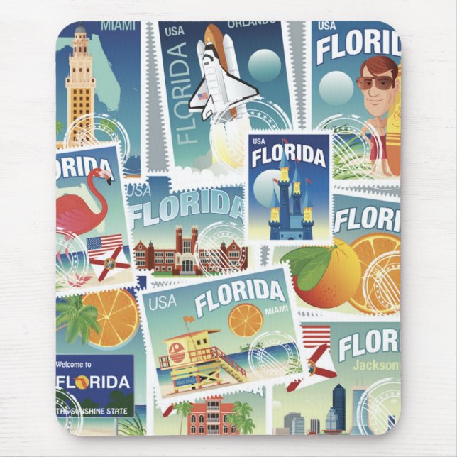 Florida frimärken musmatta (Framsidan)