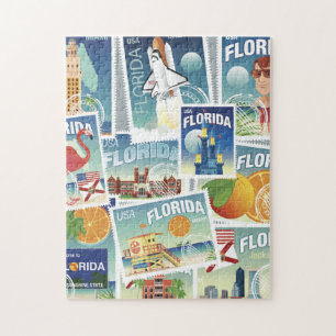 Florida frimärken pussel