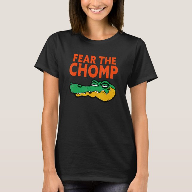Florida fruktar Chomp Gator 1 T Shirt (Framsida)
