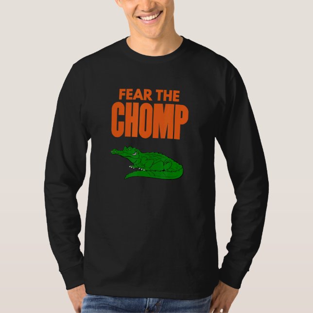 Florida fruktar Chomp Gator T Shirt (Framsida)