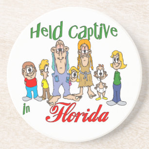 Florida Funny Trailer Park Sandstone Underlägg Sandsten