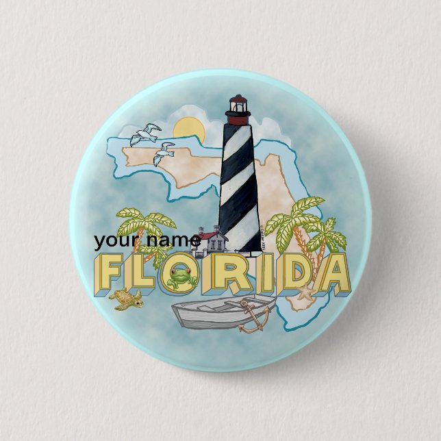 Florida fyr   pin knapp (Framsida)