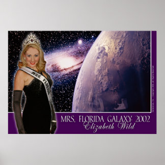 Florida Galaxy 2002 - Elizabeth Vild - 3 Poster