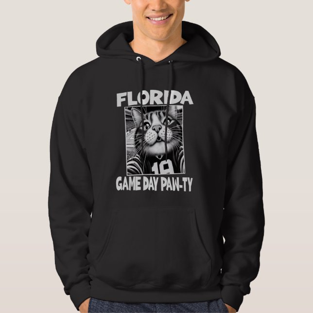 Florida Game Day Party Funny Home State Florida Hoodie (Framsida)