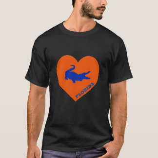 Florida Gator Heart Bag T Shirt