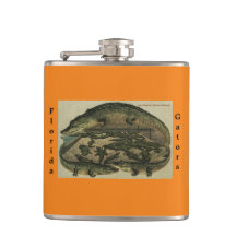 Florida Gators Flask. Vinylklädd