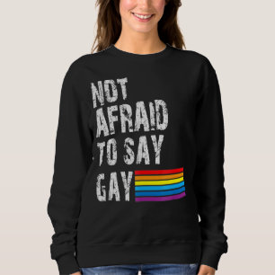 Florida Gay har inte råd att säga Gay Lgbtq Gay ri T Shirt