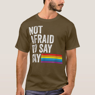 Florida Gay har inte råd att säga Gay Lgbtq Gay ri T Shirt