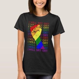 Florida Gay Jag ska säga att jag säger Kärlek Prou T Shirt