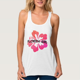 Florida Girl Hibiscus Linne Med Racerback