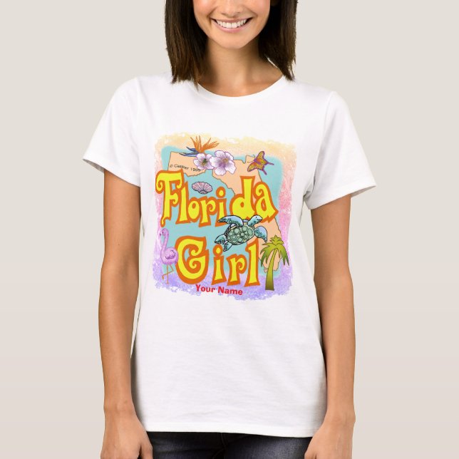 Florida Girl T Shirt (Framsida)