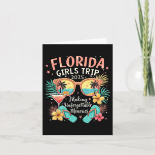 Florida Girls Resa 2025 Beach Vibes Family Vacatio Kort