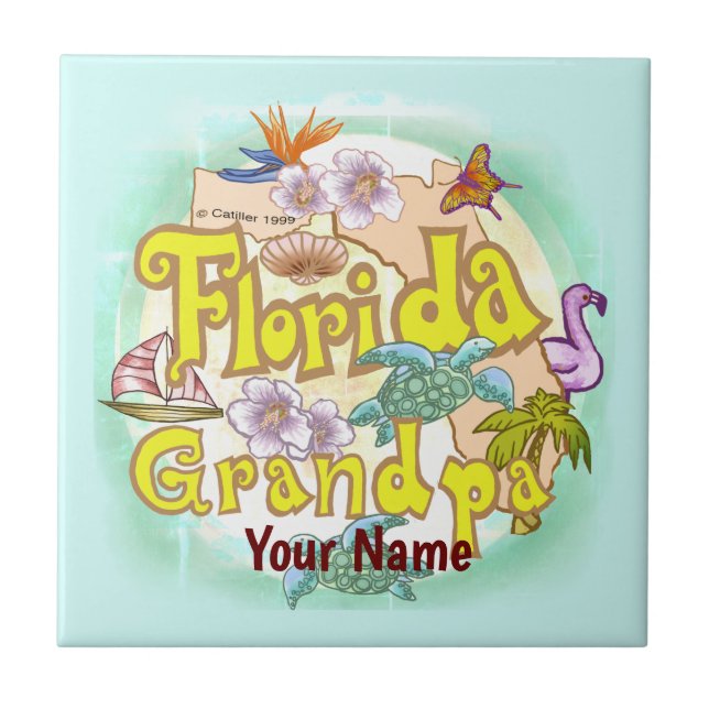 Florida Grandpa Kakelplatta (Framsidan)
