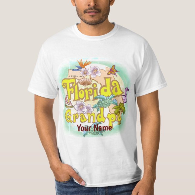 Florida Grandpa t-shirt (Framsida)