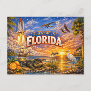 Florida Greetings vykort