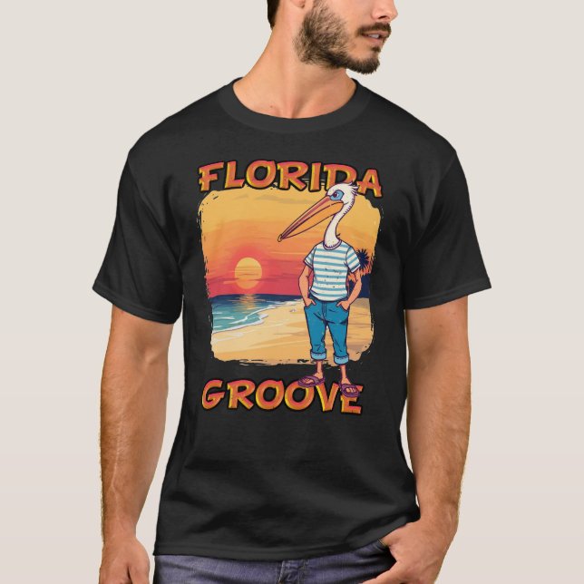 FLORIDA GROOVE BEACH T SHIRT (Framsida)