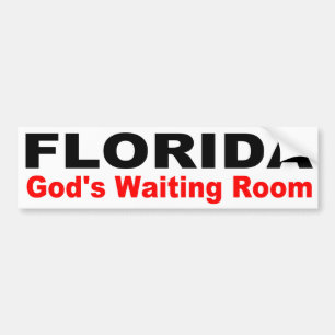 FLORIDA gud väntande rum Bildekal