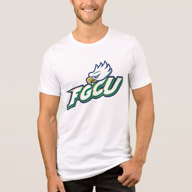 Florida Gulf Coast University Eagles T Shirt (Framsida)