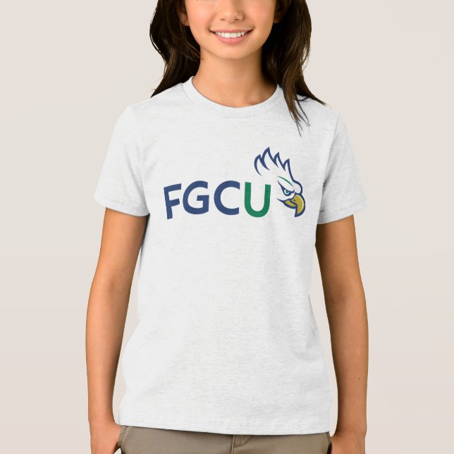 Florida Gulf Coast University Eagles T Shirt (Framsida)