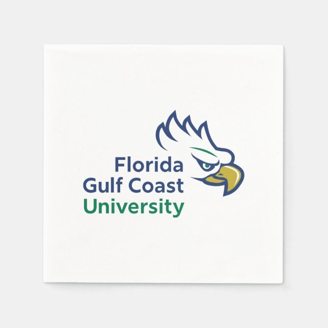 Florida Gulf Coast University | FGCU Azul Eagles Pappersservett (Framsidan)