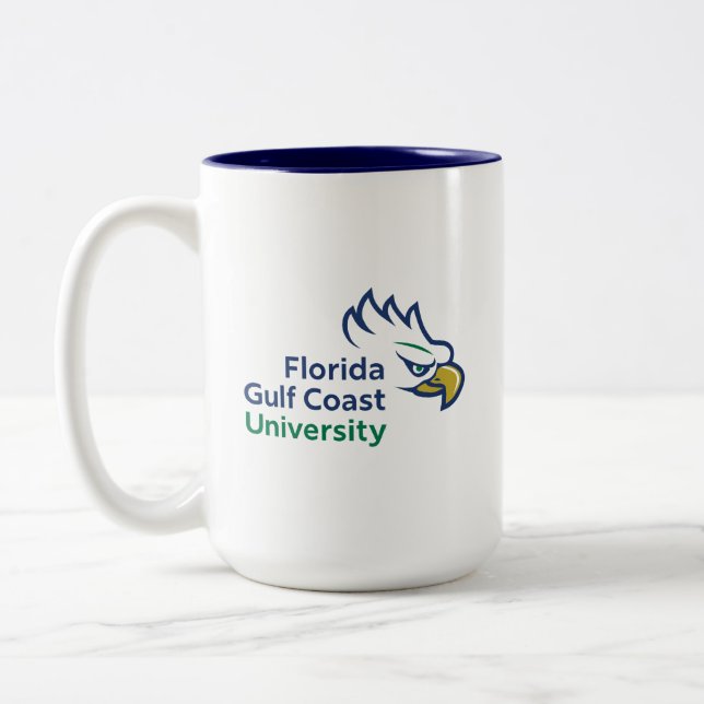 Florida Gulf Coast University | FGCU Azul Eagles Två-Tonad Mugg (Vänster)