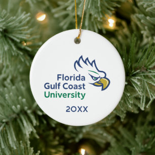 Florida Gulf Coast University Högtid Julgransprydnad Keramik