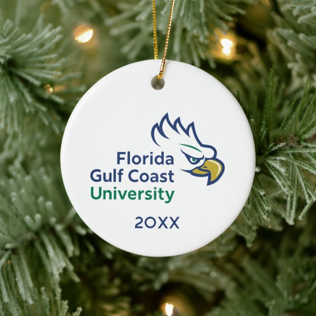 Florida Gulf Coast University Högtid Julgransprydnad Keramik (Träd)