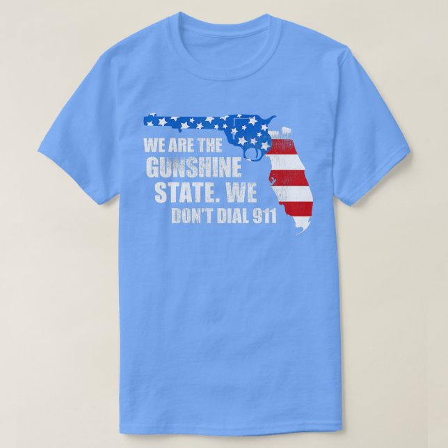 Florida Gunshine State FL Gun Owners Gift T Shirt (Design framsida)