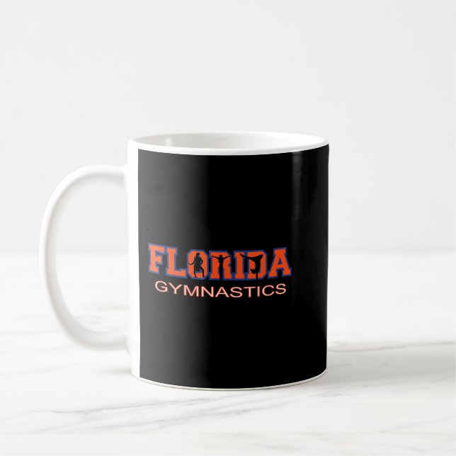 Florida Gymnastics Girls Tumbling Gear Gymnast Aer Kaffemugg (Vänster)