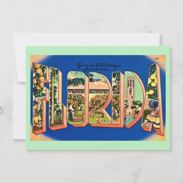 Florida Hälsning Flytta Announcement (Framsida)