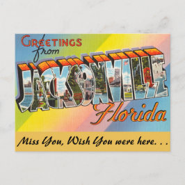 Florida, Hälsning från Jacksonville Vykort