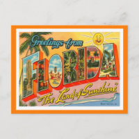 Florida Hälsningar Från USA:s Delstater