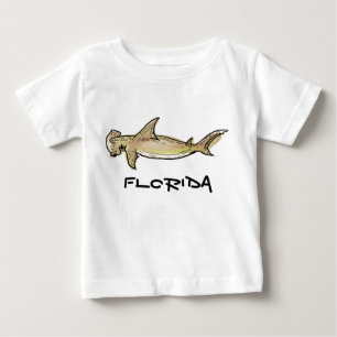 Florida hammerhead shark baby shirt tee shirt