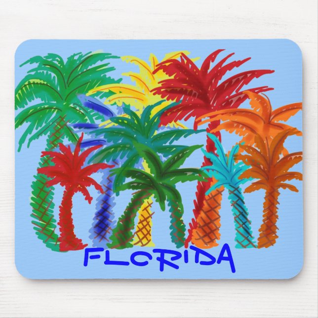 Florida handflatan träd mousepad musmatta (Framsidan)