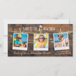 Florida Helgdag Sand är det nya Snö 3-fotokortet
