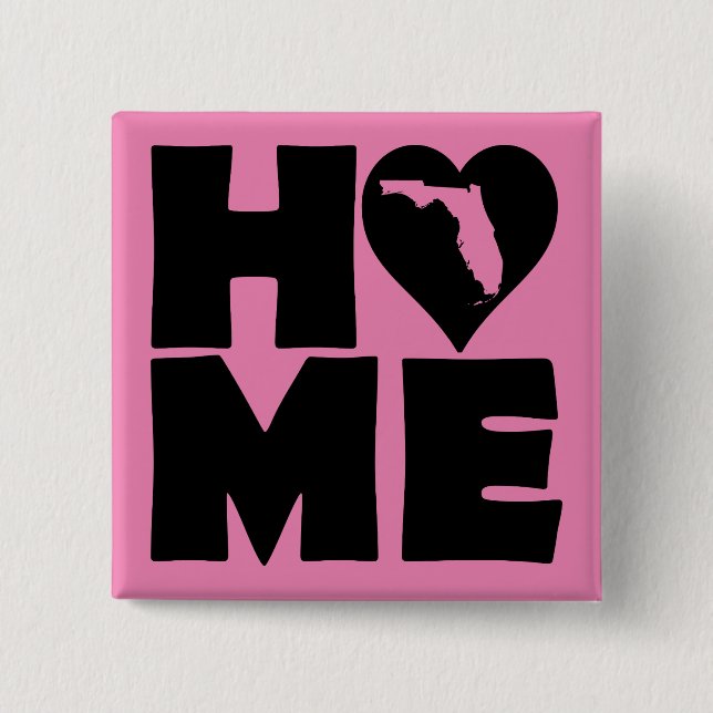 Florida Hem Stat Knapp Märke Pin (Framsida)