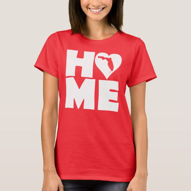 Florida Hem Stat Tröjor T-Shirt (Framsida)